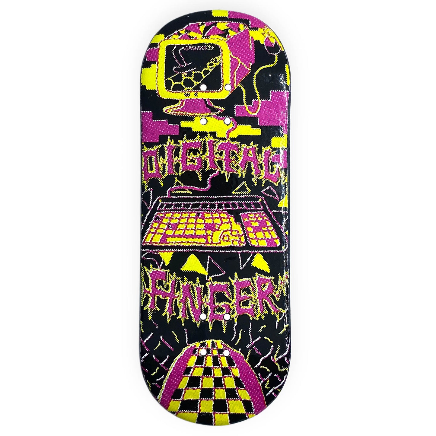 ALP Fingerboard de Madera-Pink Digital