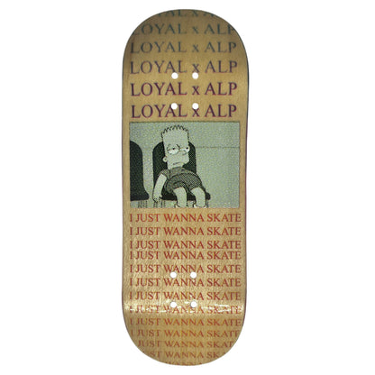 ALP Fingerboard de Madera-Sad Bart