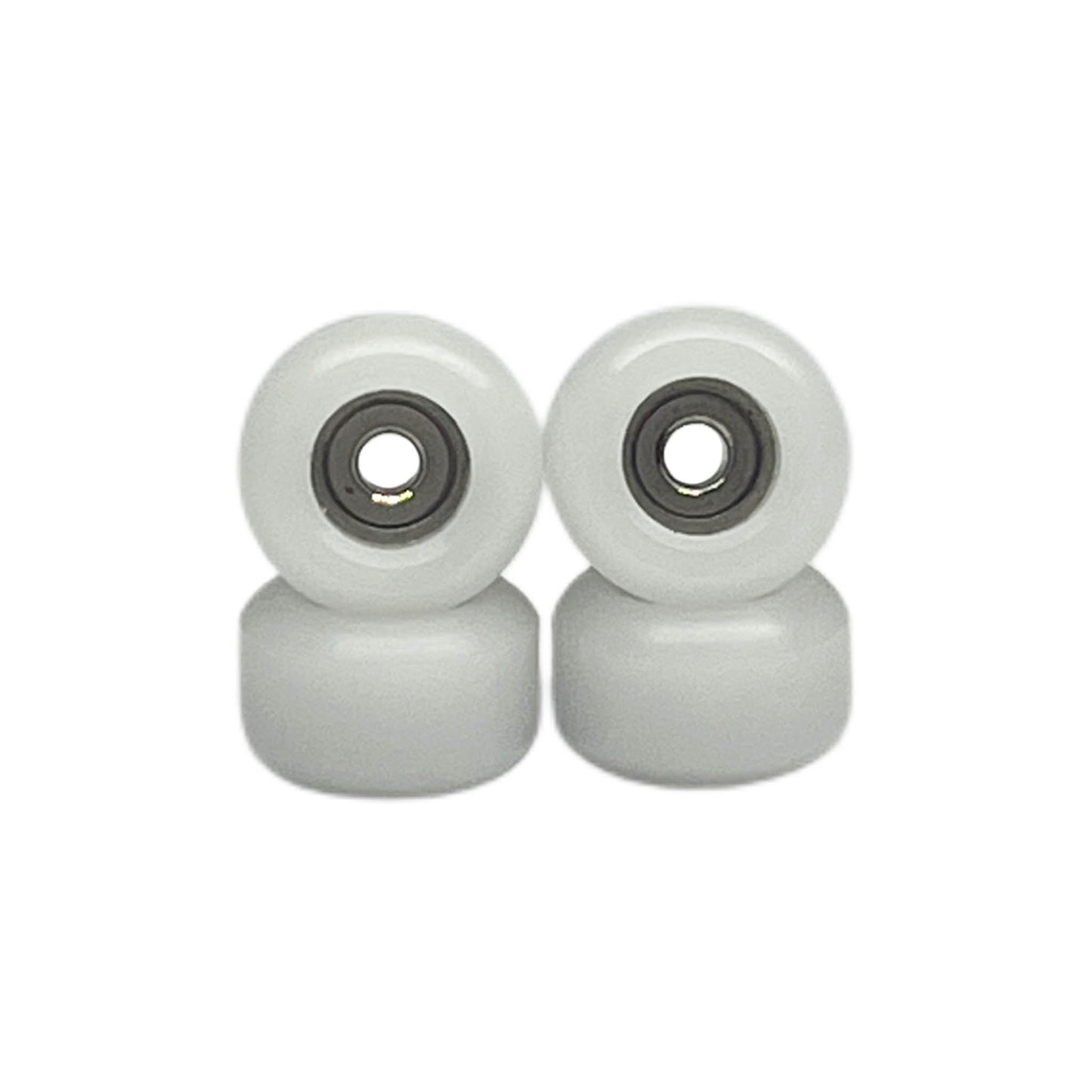White bearing wheels