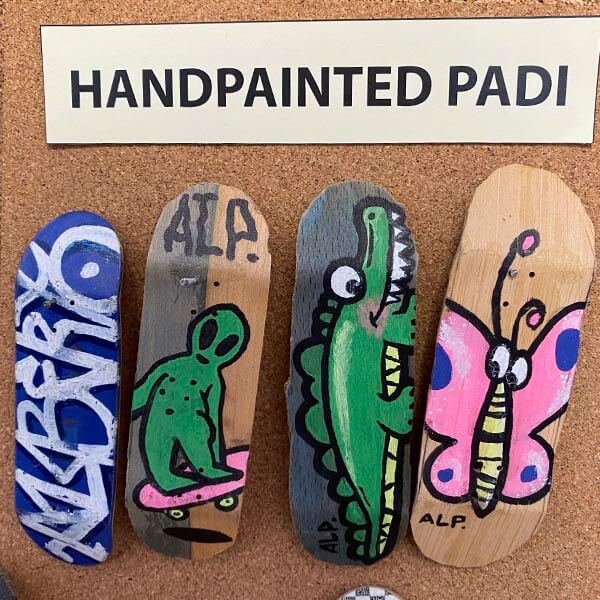 evolución alp fingerboard 2013 handpainted padilla